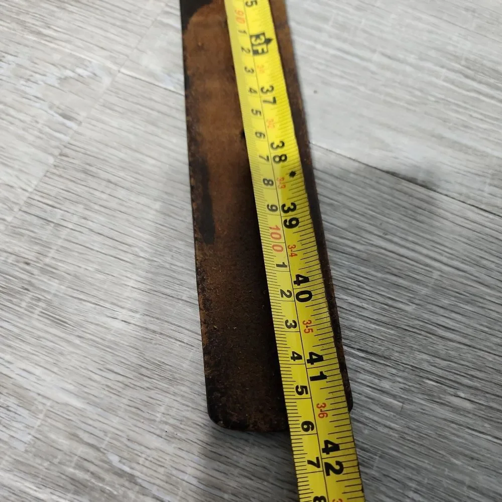 BTS Genuine Leather Belt with Solid Brass Belt‎ Eagle Buckle Rare Vintage 1983